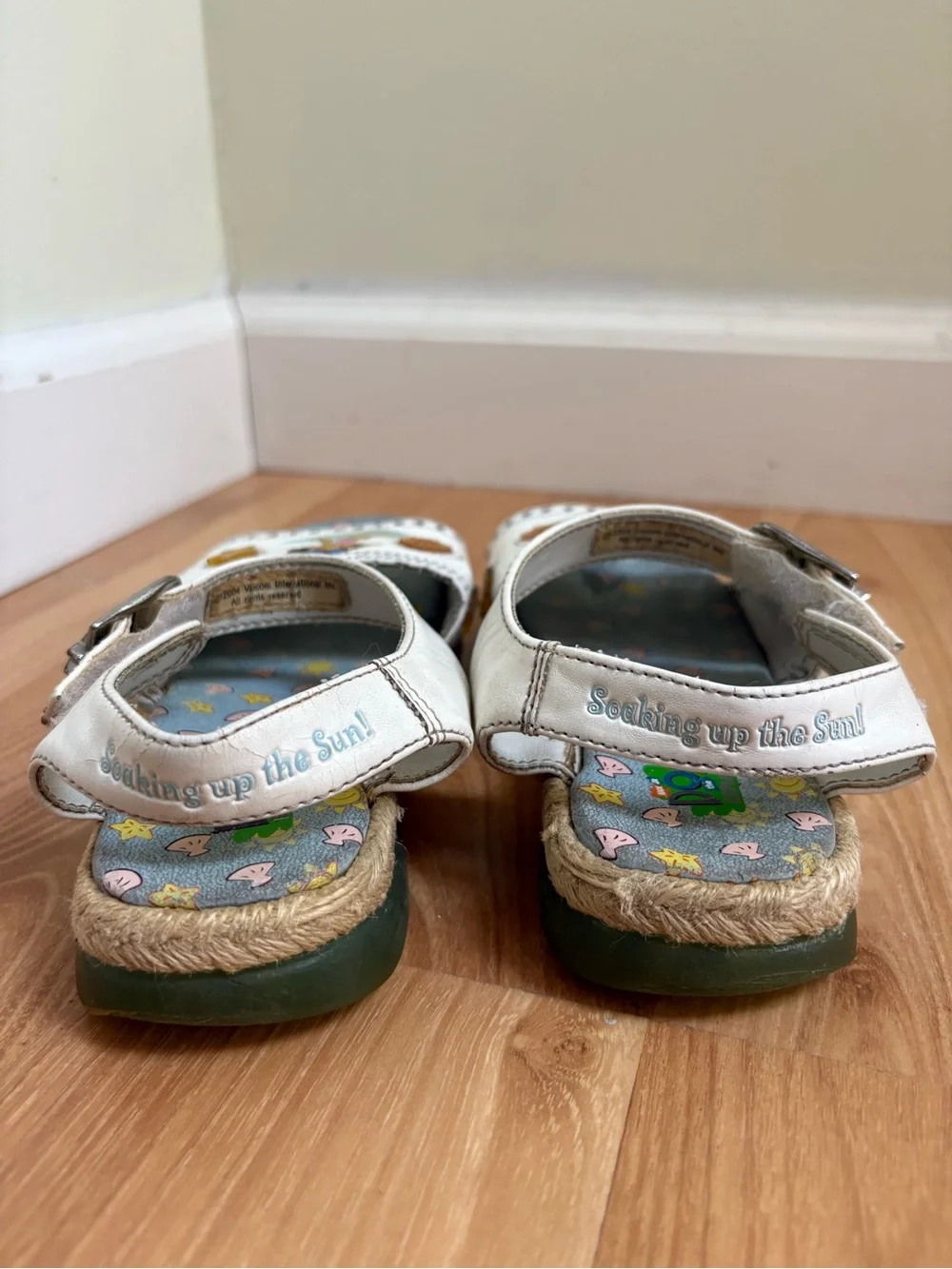 Vintage 2004 Y2K Dora The Exporer Girls Sandals Shoes Toddler 10